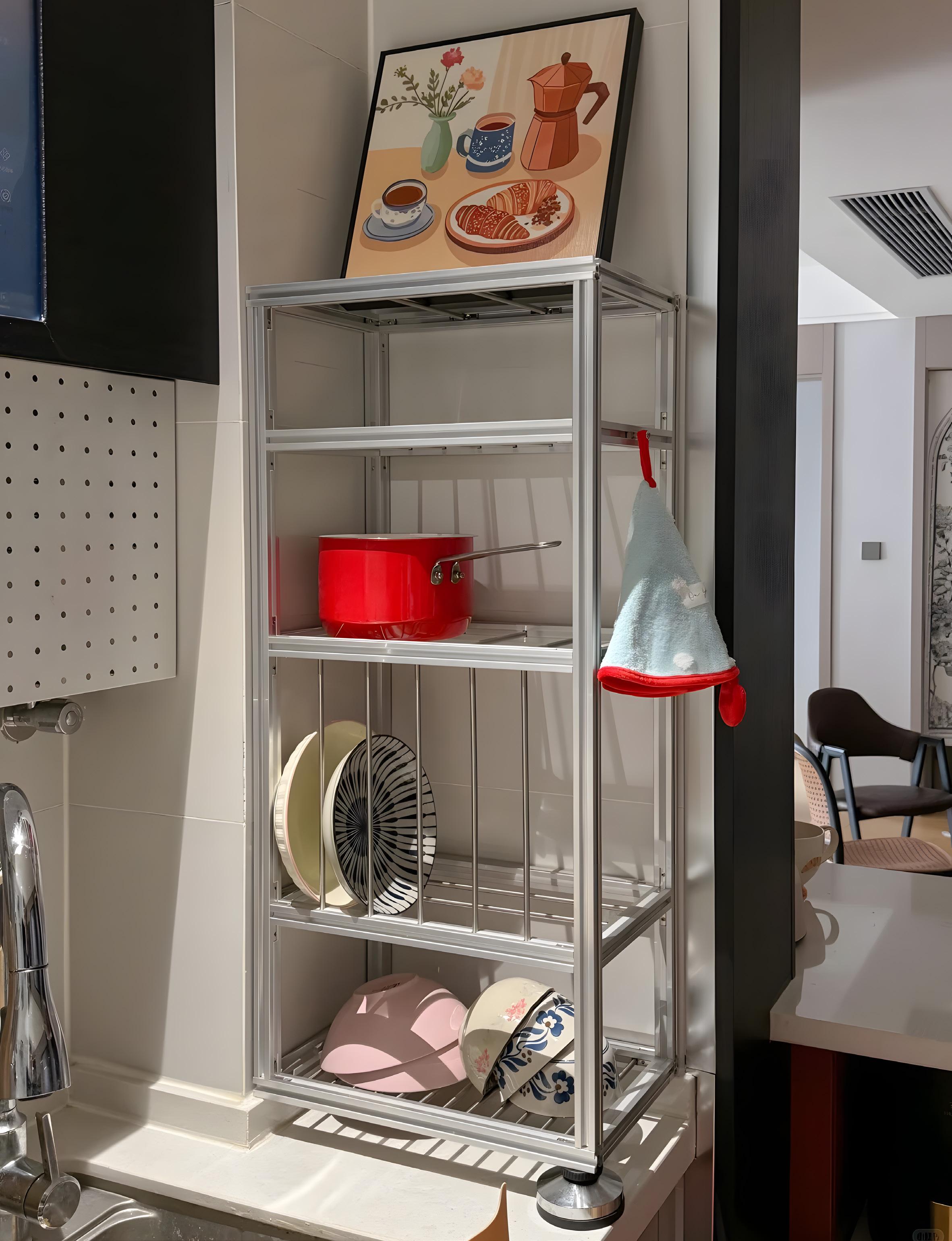 Coffee & Utensil Setup